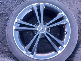 Prodám sadu Orig ALU kol Mercedes 225/45R18 zimní - 5