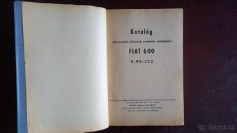 FIAT 600 katalog náhradních dílů parts catalog - 5