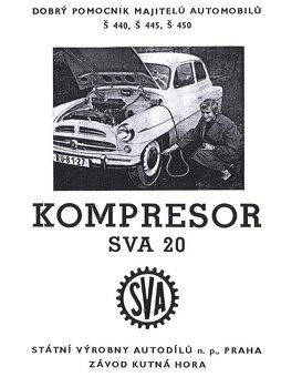 Nahradni dily - kompresor SVA 20, Skoda 440,445,450, Octavia - 5