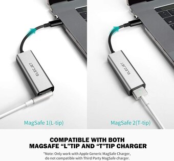 ELECJET USB-C na MagSafe 1 & 2 adaptér pro MacBook a USB-C - 5