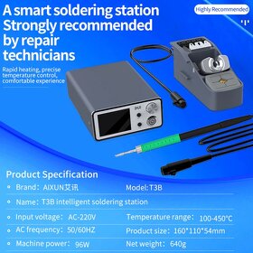 AIXUN T3B Pájecí stanice + všechny pera a hroty T115 & T210 - 5