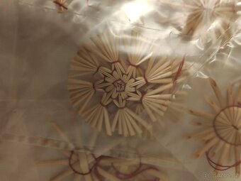 vánoční ozdoby slaměné balíček 14 ks 70,- Kč - 5