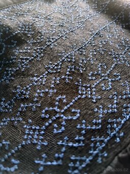 Desigual plisovaná patchworková sukně – černá, vel. 42 - 5