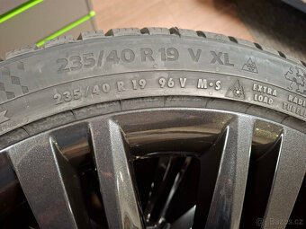 Nová zimní orig. sada Škoda Superb III 235/40 R19 Continenta - 5