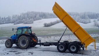 Traktorový návěs,Vlečka,Přívěs,Vlek za Traktor,Dumper 13t - 5