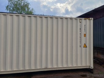 Lodní kontejner 40' HC po první cestě, RAL 1015 - 5