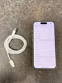 Apple iPhone 15 128 GB, bílý - 5