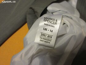 Kalhot.kostým M&S, vel. kalhot 38 a saka 42. - 5