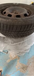 Zimní gumy Barum Polaris 195/65 R15 i s disky Škoda, VW - 5