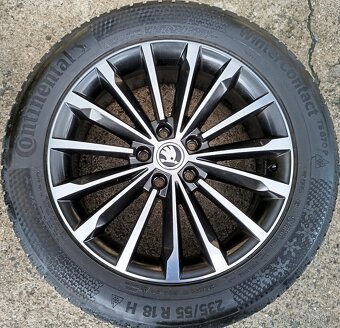Originál sada disků Škoda Kodiaq 5x112 R18 Trinity - 5