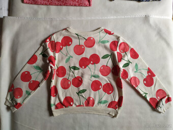 Dívčí mikina, třešně, H&M, vel. 122/128 - 5