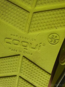 žluté pantofle 34/35 coqui boty - 5