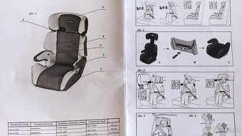 autosedačka + podsedák 15-36 kg - 5