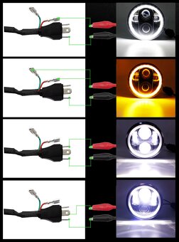 LED Svetla 143mm - Zetor (angel eyes) - 5