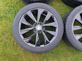 16" alu kola Škoda - FABIA III, RAPID + pneu Dunlop 215/45 - 5