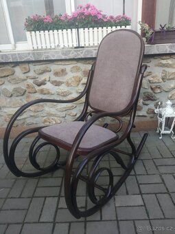 Houpací křeslo Thonet,po renovaci. - 5