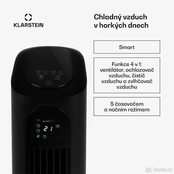 Klarstein Polar Tower Smart ochlazovač vzduchu 4v1 (použitý) - 5