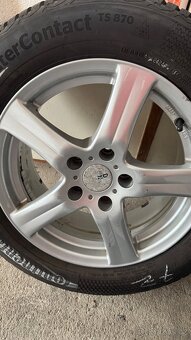 Sada alu kol OZ Racing + nové zimní pneu Continental WinterC - 5