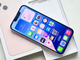 iPhone 13 Pink BATERIE 100% TOP - 5