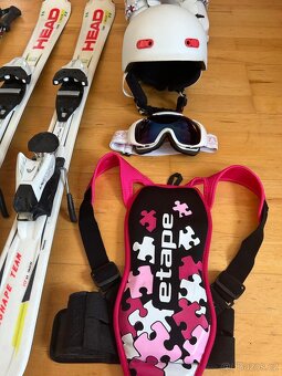 dětský lyžařský komplet pro holku - v moc hezkém stavu - 5