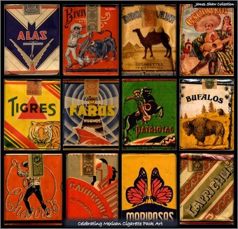 Staré cigarety krabičky - 5