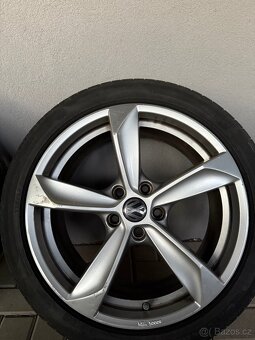 4x alu kola 5x112 18 + letní pneu 225/45 r18 - 5