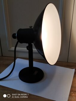 Stará starožitná industriální lampa funkcionalismus - 5
