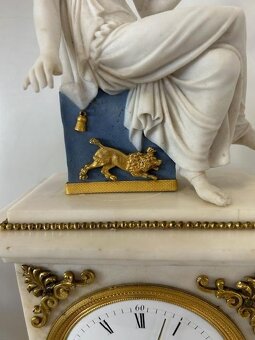 Empírové hodiny - originál. - 5