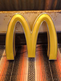 Originální světelné logo McDonald's - 5
