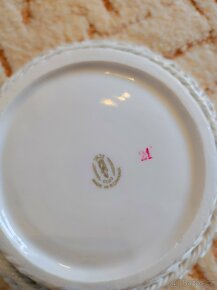 Starožitná porcelánová miska 3ks - 5