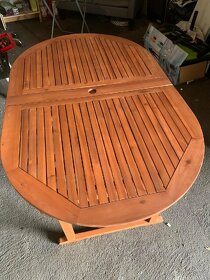 Nový dřevěný rozkládací stůl - 5