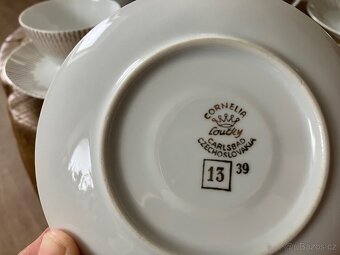 Porcelánový servis Cornelia Loučky Karlsbad Czechoslovakia - 5