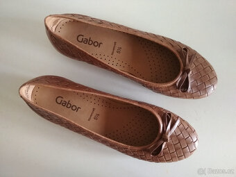 kožené baleríny vel 5,5 – Gabor - 5