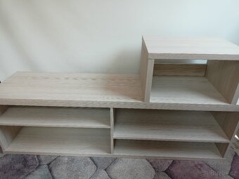 Bílý set TV skříň a stolek - 5