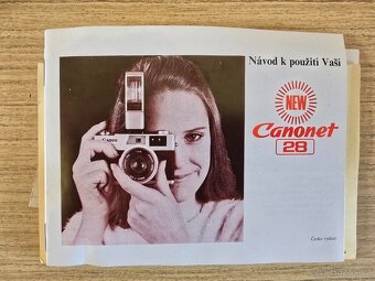 Canonet 28 + blesk Canolite D - 5