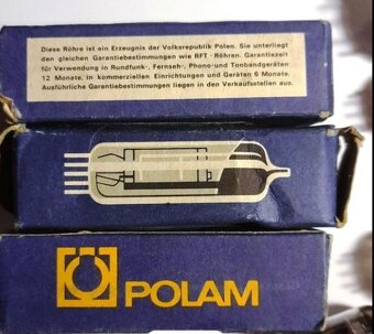 Prodám 12 ks starých elektronek, většinou použité, 3 nové v - 5