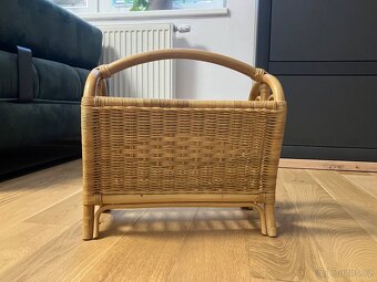 Proutěný košík na noviny a časopisy - 5