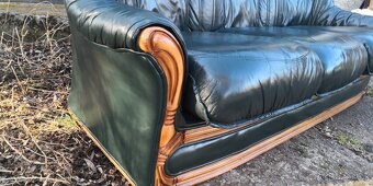 Kožená sedací souprava(trojsedačka) - 5