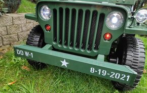 Dětský elektrický vojenský Jeep Willys - 5