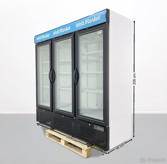 Chladící / mrazící lednice / mrazák Tefcold - 205x70x210 cm - 5