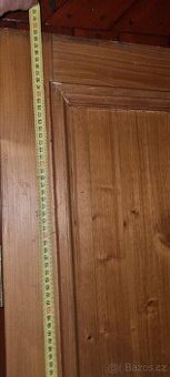 MASIVNÍ DVOUKŘÍDLÉ DVEŘE VČETNĚ KOVÁNÍ - 5