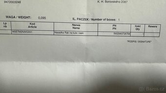 Nástavec na berle, zimní, nový - 5