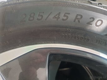 4 ks AUDI SQ7  285/45/ R20 zimní sada MICHELIN- Říčany - 5