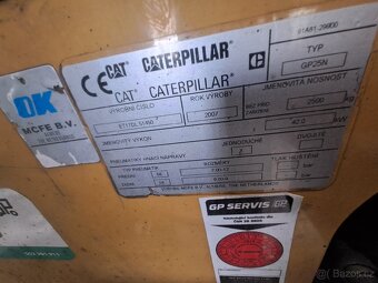 Vysokozdvižný vozík Caterpillar GP25N - 5
