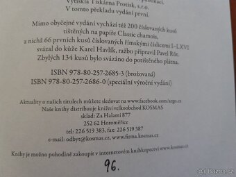 Píseň ledu a ohně I.-V. - plátěná vazba limitka 134 kusů - 5