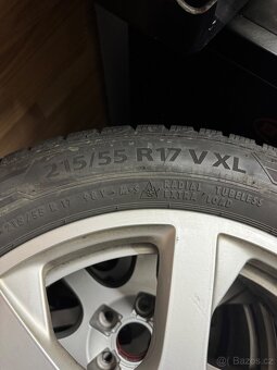 Alu kola Audi 0056 - 17” s pneu Barum Polaris 5 (zimní) - 5