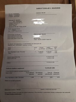 SONY PS5 SLIM - CFI-2016+Dob. st. a stojan LED DLX,ZÁRUKA - 5