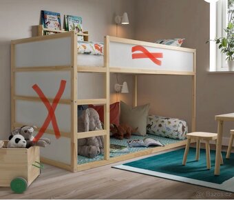 Prodám oboustrannou postel IKEA KURA - 5