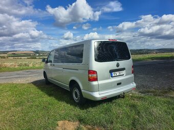 VW T5 Caravelle 1.9, 75kw, 9míst,LONG 2x šoupačky - 5