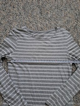 Atmosphere - Pruhované tričko s dlouhým rukávem vel.L - 5